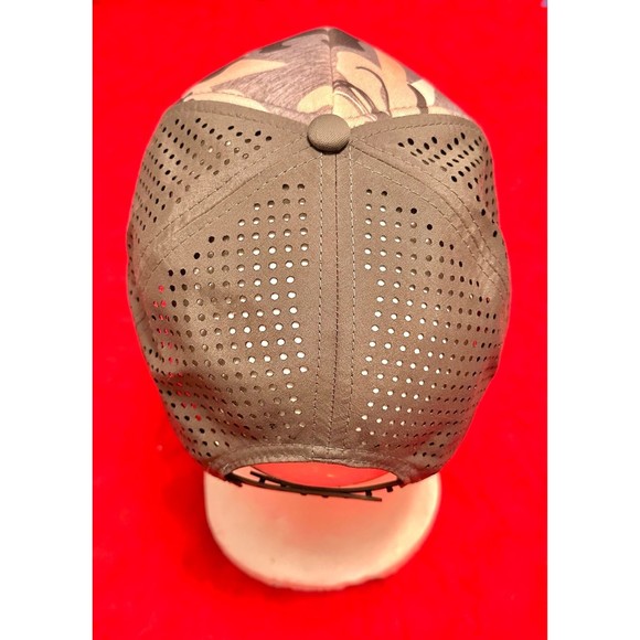 Roxy Grey Gray Pink Beige Camo Camouflage Military Army Trucker Hat Cap - Picture 2 of 4